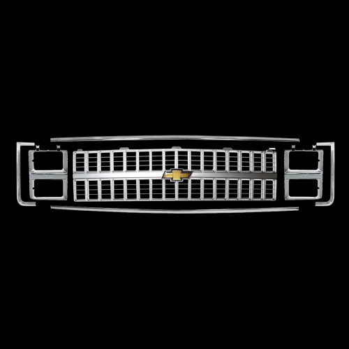 1981-82 Square Body Chevy Truck Grille Kit, Dual Headlights, Silver