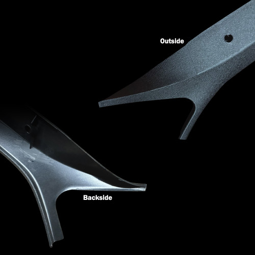 1973-80 Square Body Chevy & GMC Truck Headliner A-Pillar Molding, Right, Black