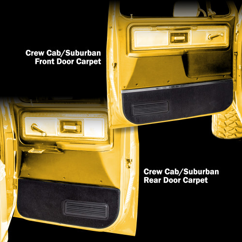 Carpet installed on truck