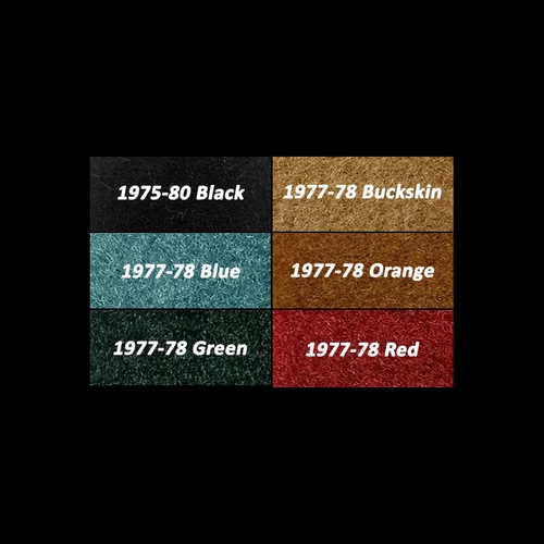 77-80 carpet colors