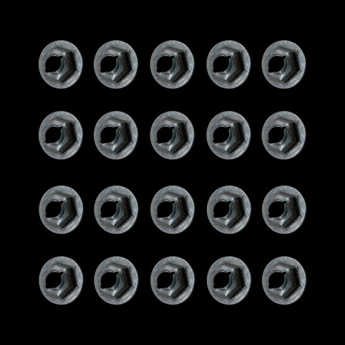1973-87 Square Body Chevy & GMC Truck Grille Molding Self Cutting Thread Nuts, Pack 20