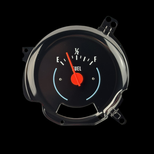1976-79 Square Body Chevy & GMC Truck Fuel Gas Gauge without tachometer, 1st Design Fire Orange Needle