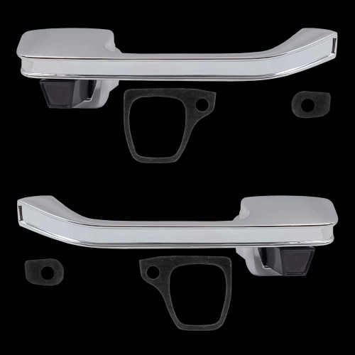 1973-87 Chevy GMC Square Body chrome outside door handles pair replacement