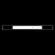 The dash pad molding in black and polished aluminum.
