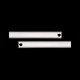 Factory style aluminum center grille trim for 1985-1987 Chevy trucks