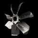 1973-79 Square Body Chevy & GMC Truck Clutch Style Fan, 7 Blade, Rounded Edges, 18"