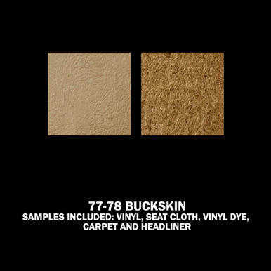 1977-78 Chevy & GMC Square Body Truck Interior Color Sample Kit