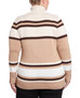 Plus Striped Turtleneck