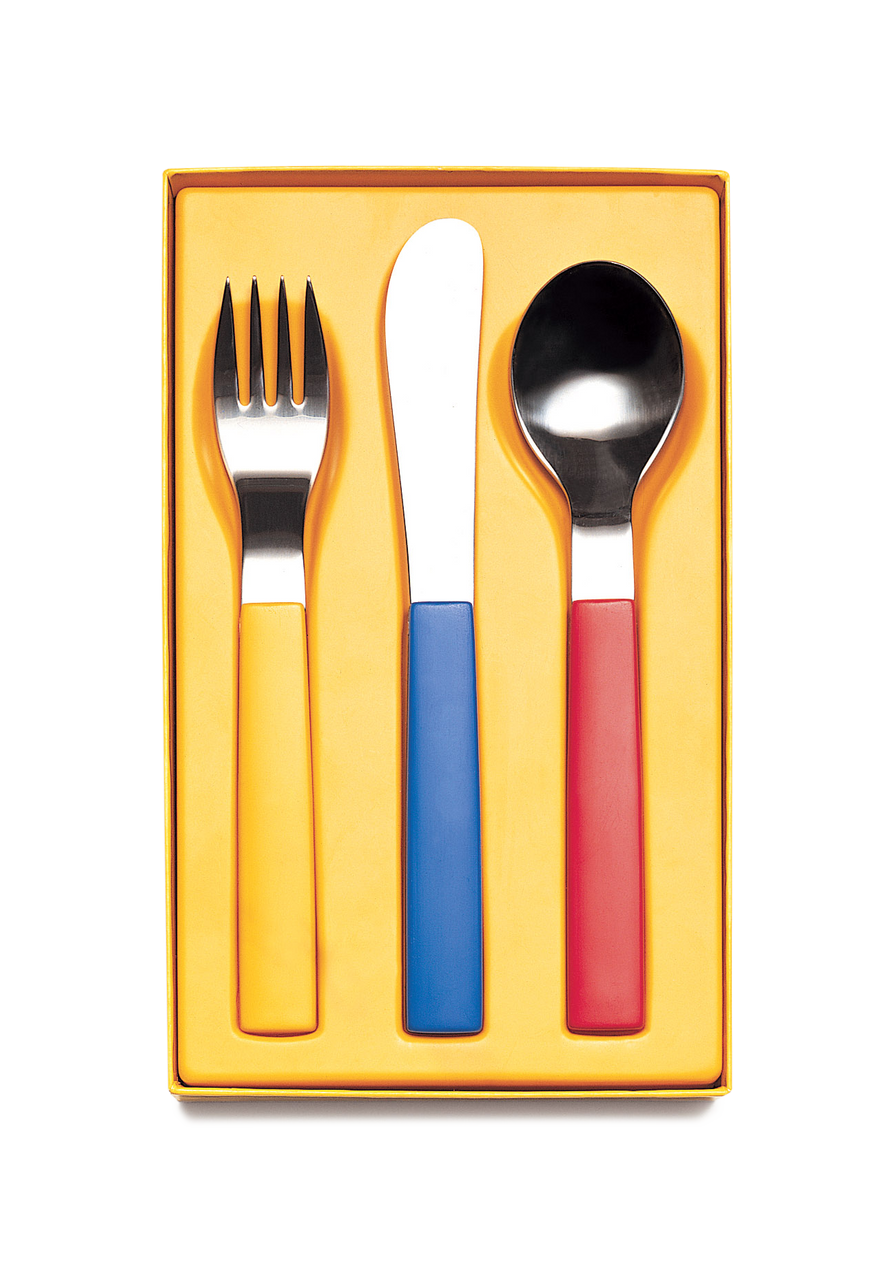 Multicoloured 3 piece Child's Set | David Mellor | Mud Australia