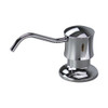 Soap Lotion Dispenser with Bottle, Polished Chrome
