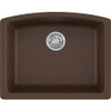 Ellipse Single-Bowl Undermount Sink In Granite Mocha