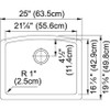 Ellipse Single-Bowl Undermount Sink In Granite Mocha