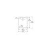 ELUH141810PD Stainless Steel Single Bowl Undermount Sink Kit with Perfect Drain in Lustrous Highlighted Satin