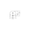 ELUH1511 Stainless Steel Single Bowl Undermount Sink in Lustrous Highlighted Satin