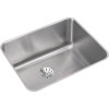 ELUH211510PD Stainless Steel Single Bowl Undermount Sink Kit with Perfect Drain in Lustrous Highlighted Satin