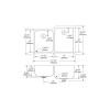 ELUH3120LPD Stainless Steel Double Bowl Undermount Sink Kit with Perfect Drain in Lustrous Highlighted Satin