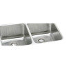 ELUH361710DBG Stainless Steel Double Bowl Undermount Sink Kit in Lustrous Highlighted Satin