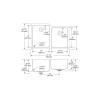 ELUHAD312050RPD Stainless Steel Double Bowl Undermount Sink Kit with Perfect Drain in Lustrous Highlighted Satin