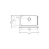 Stainless Steel Single Bowl Apron Front Undermount Sink in Lustrous Highlighted Satin