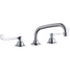 LK800AT08T6 Commercial 3-Hole Faucet in Chrome