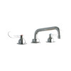 LK800TS08T4 Commercial 3-Hole Faucet in Chrome