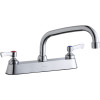 LK810AT08L2 Commercial 3-Hole Faucet in Chrome