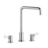 LKD2432C Kitchen 3-Hole Faucet in Chrome