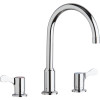 LKD2439C Kitchen 3-Hole Faucet in Chrome