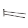 17in Dual Swivel Towel Bar in Chrome
