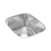 Stainless Steel Single Bowl Undermount Bar Sink in Hammered Mirror