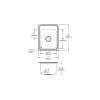 17" x 22" x 10-1/8" 18 Gauge Stainless Steel Single Bowl Drop-in Kitchen Sink with 1 Faucet Hole in Lustrous Satin