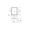 17" x 22" x 10-1/8" 18 Gauge Stainless Steel Single Bowl Drop-in Kitchen Sink with 3 Faucet Holes and Perfect Drain in Lustrous Satin