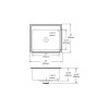 25" x 22" x 10-3/8" 18 Gauge Stainless Steel Single Bowl Drop-in Kitchen Sink with Perfect Drain and 2 Faucet Holes in Lustrous Satin