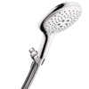 Hansgrohe 04487000 Raindance Select S Multi-Function Hand Shower Package with QuickClean and AirPower Technologies - Hose and Holder Included in Chrome