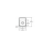 LR13163 Stainless Steel Single Bowl Top Mount Sink with 3 Faucet Holes in Lustrous Highlighted Satin