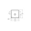 22" x 22" x 7-5/8" 18 Gauge Stainless Steel Single Bowl Drop-in Kitchen Sink with 4 Faucet Holes in Lustrous Satin