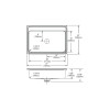 31" x 22" x 7-5/8" 18 Gauge Stainless Steel Single Bowl Drop-in Kitchen Sink with Perfect Drain and 2 Faucet Holes in Lustrous Satin