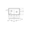 37" x 22" x 7-5/8" 18 Gauge Stainless Steel Equal Double Bowl Drop-in Kitchen Sink with 4 Faucet Holes in Lustrous Satin