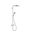 Hansgrohe 27129401 Raindance Select Select Shower Trim Package with Multi Function Shower Head - Less Rough-in Valve in Brushed Nickel