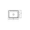 33" x 22" x 7-1/4" 20 Gauge Stainless Steel Single Bowl Drop-in Kitchen Sink with 3 Faucet Holes in Brushed Satin