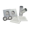 Panasonic WhisperLine PC-NLF64D Aluminum Wall Vent Kit
