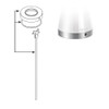 100957 Escutcheon in Chrome