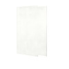36-in W x 72-in H Solid Surface Shower Wall Panel in Tahiti White