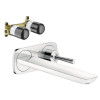 Wall-Mounted Faucet with Rough-In in Chrome