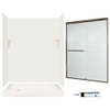 SSP326L018-M58570BR 72-in x 60-in x 32-in 5-Piece Alcove Shower Kit in Bisque