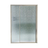 Sterling 1505D-48N Vista Pivot II 42-In X 48-In Framed Alcove Shower Door With Rain Glass