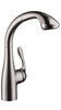 Allegro E SemiArc Kitchen Faucet, 2-Spray Pull-Out, 1.75 GPM, In Steel Optic