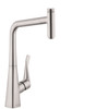 Metris Select HighArc Kitchen Faucet, 1-Spray Pull-Out, 1.75 GPM, In Steel Optic