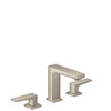 32516821 Metropol Widespread Faucet 110 with Lever Handles and Pop-Up Drain, 1.2 GPM, In Brushed Nickel