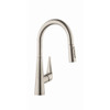 72813801 Talis S HighArc Kitchen Faucet, 2-Spray Pull-Down, 1.75 GPM, In Steel Optic